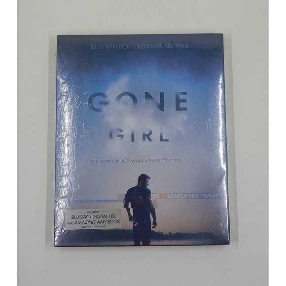 Gone Girl | Blu-ray, 2014 with Amazing Amy Book SEALED New Ben Affleck DVD - Picture 1 of 9
